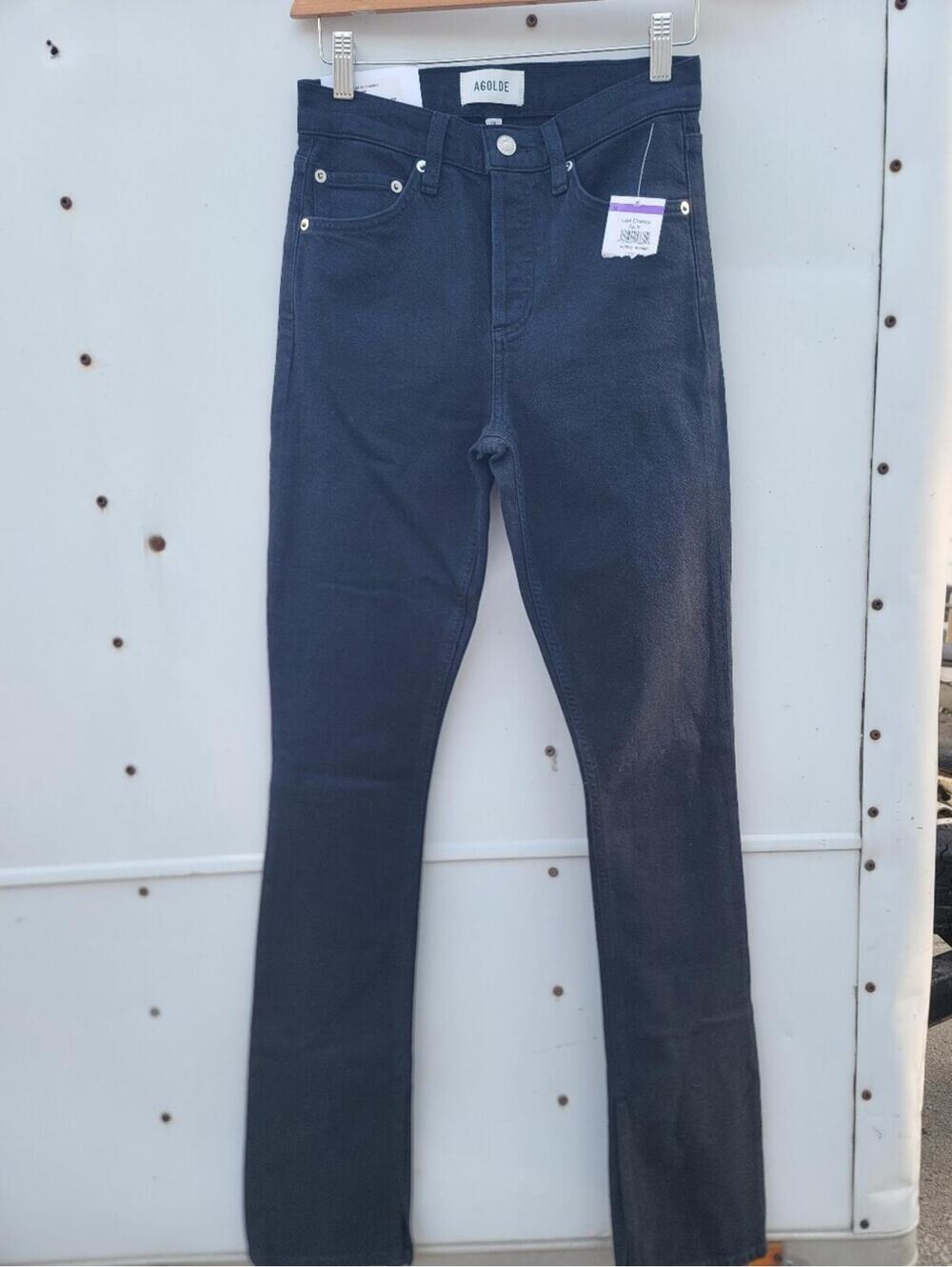 AGOLDE New Ingram High-Rise Split Hem Jean Quiet Lux 24